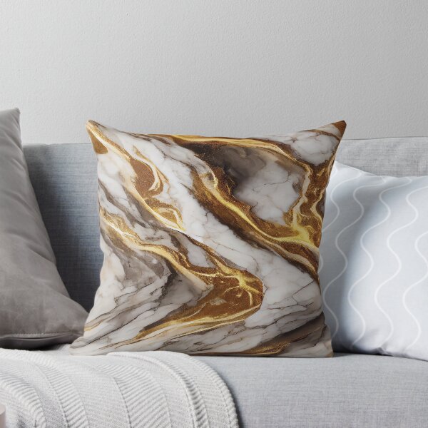 Item preview, White and Gold Marble Seamless designed and sold by taogiauco.