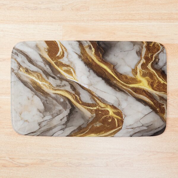 Item preview, White and Gold Marble Seamless designed and sold by taogiauco.
