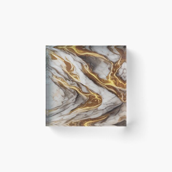 Item preview, White and Gold Marble Seamless designed and sold by taogiauco.