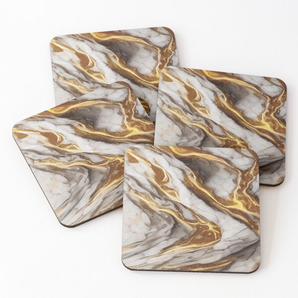 Item preview, White and Gold Marble Seamless designed and sold by taogiauco.