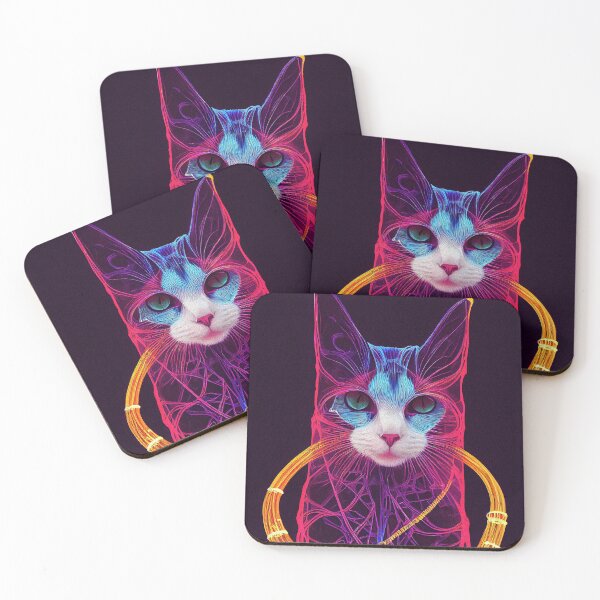Item preview, Large Hadron Collider Cat #4 designed and sold by Åveline Dvorak.
