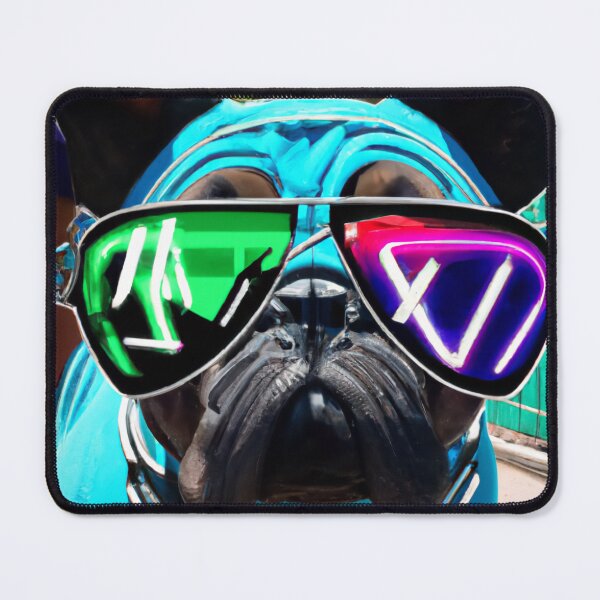 Item preview, Cyberpunk Bulldog designed and sold by FromAIwithLove.