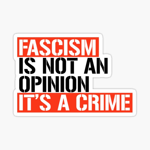 Item preview, Faschismus ist keine Meinung. Es ist ein Verbrechen. designed and sold by trumporium.
