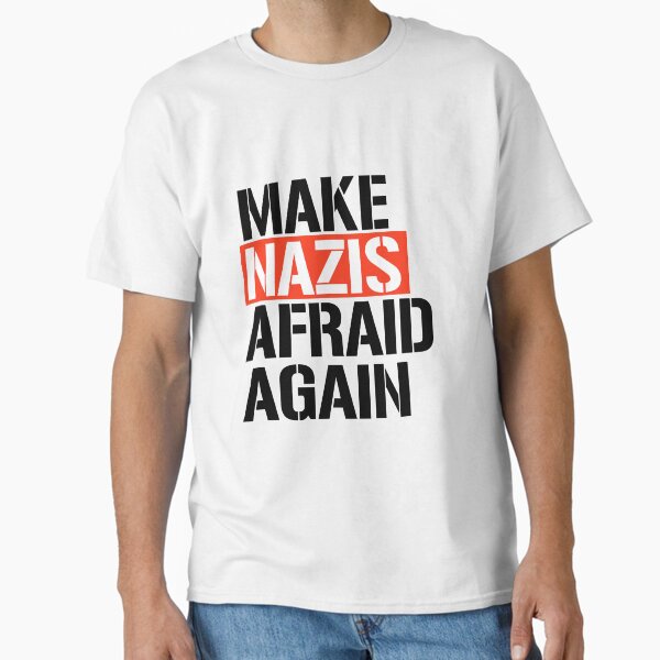 Vista previa del artículo con la obra «Haz que los nazis teman otra vez», diseñado y vendido por trumporium.