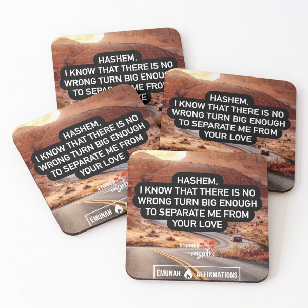 Item preview, Hashem I know that there is no wrong turn big enough to separate me from your love designed and sold by Stories To Inspire - Motivational Jewish Quotes.