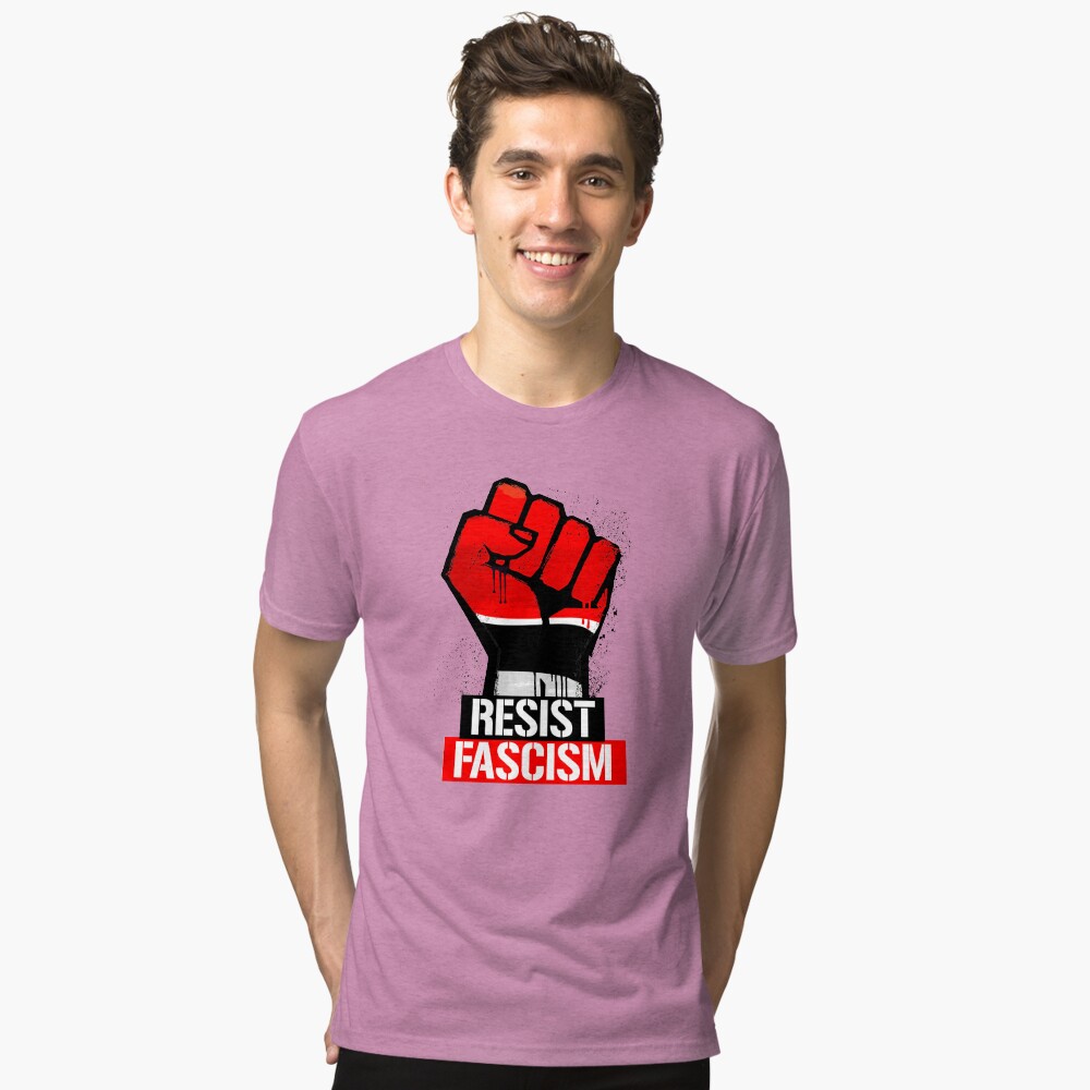 Vista previa del artículo con la obra «Camiseta de tejido mixto», diseñado y vendido por trumporium.