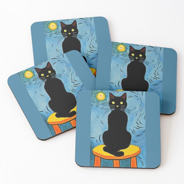 Item preview, Vincent van Mog (#26) Van Gogh cat [Create a set!] designed and sold by SolidEarthArt.