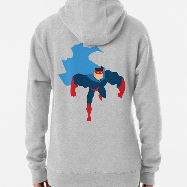 Superhero in Action. Pullover Hoodie