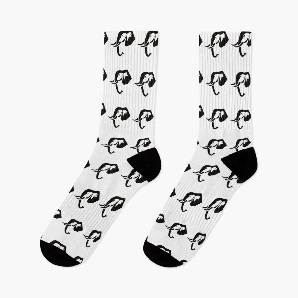 Item preview, Black Elephant with White Background designed and sold by FlippinTurtles.