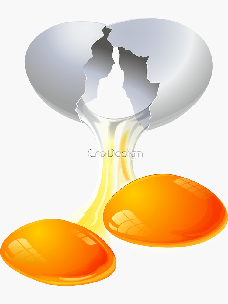 two-yolks-egg-twins-sticker-for-sale-by-crodesign-redbubble