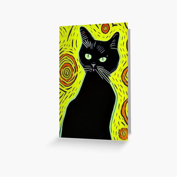 Item preview, Vincent van Mog (#29) Van Gogh cat [Create a set!] designed and sold by SolidEarthArt.