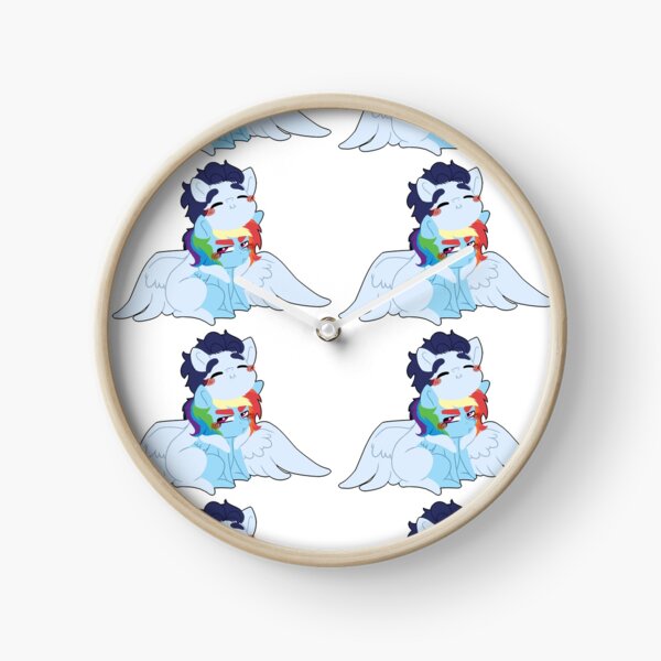 Soarindash Clock By Spacewolfie Redbubble