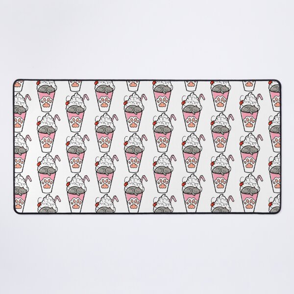 Item preview, Kitty Loves Junk Food - Meowshake designed and sold by CustomCatsArt.
