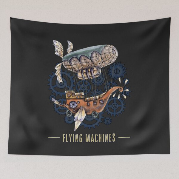 Item preview, Vintage steampunk aerospace flying machine designed and sold by AEROSPACE-IND.