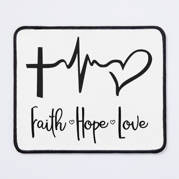 Item preview, Christian design: faith, hope, love designed and sold by Lolly's Lane Shoppe.