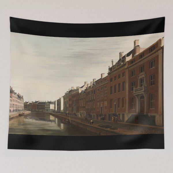 Item preview, The Gouden Bocht on the Herengracht in Amsterdam, Seen from the West - Gerrit Berckheyde, 1672 designed and sold by 2Girls1Shirt.