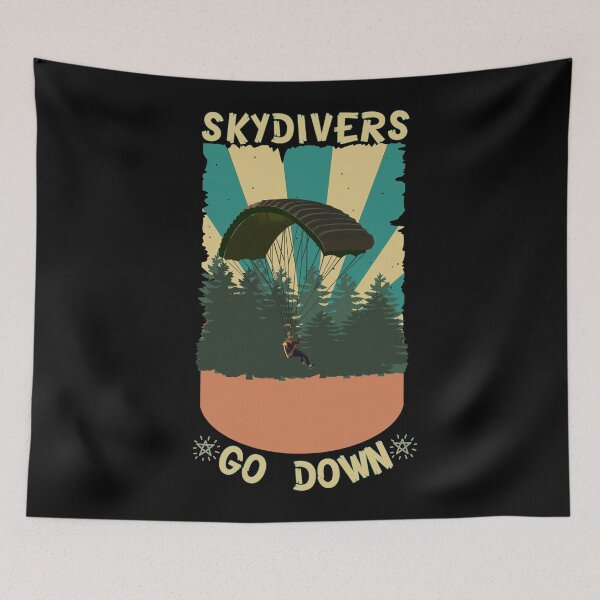 Item preview, Skydivers go down designed and sold by SidTastic .