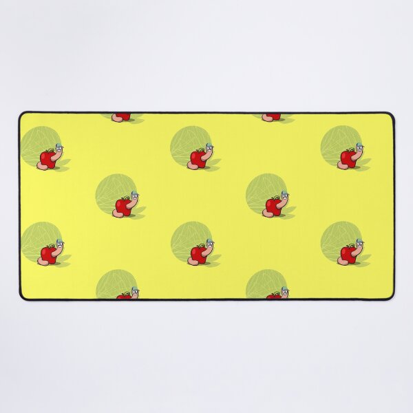 Item preview, An apple with a funny worm designed and sold by Bogarka.