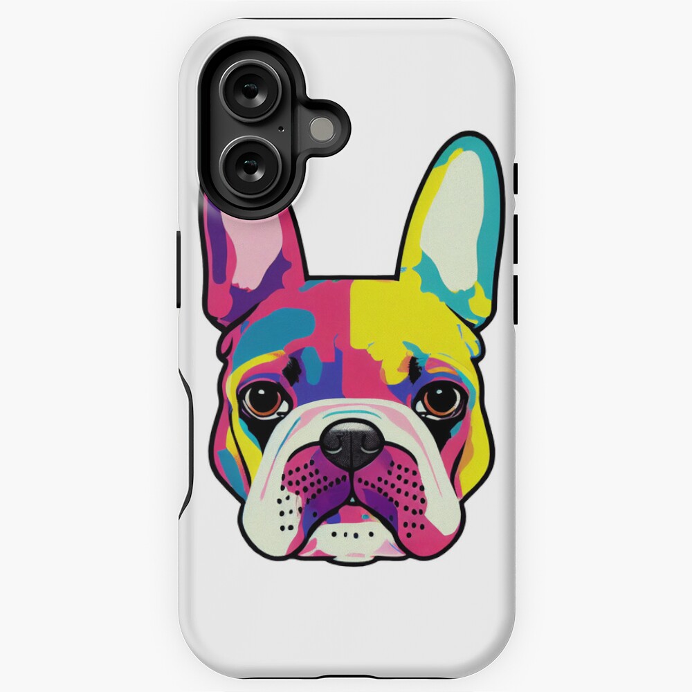 Society6 ケース Bulldog Pop Art - How Bout A Kiss Bulldog Pop Art Canvas | The Trendy Art