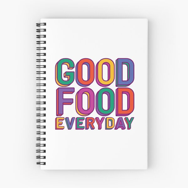 Item preview, Good Food Everyday Vibrant Color designed and sold by DearMichelle.