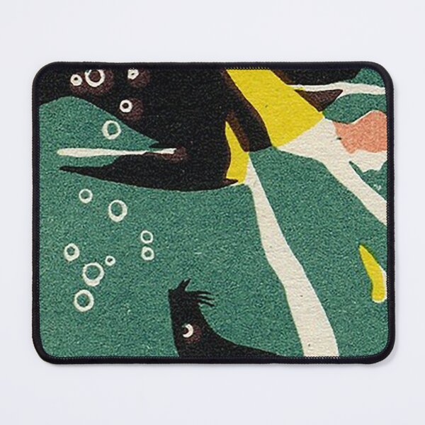 Item preview, Chica nadadora y morsa designed and sold by retroboxx.