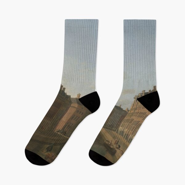 Item preview, View of the Golden Bend in the Herengracht - Gerrit Berckheyde, 1685 designed and sold by 2Girls1Shirt.