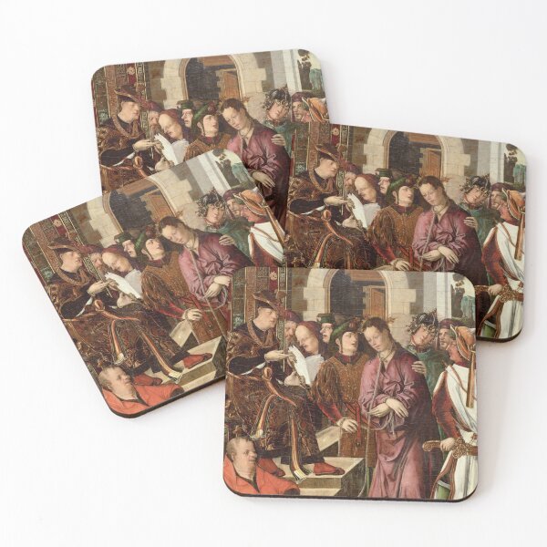 Item preview, Christ before Pilate vintage Italian Renaissance painting designed and sold by Vintage Designs +.