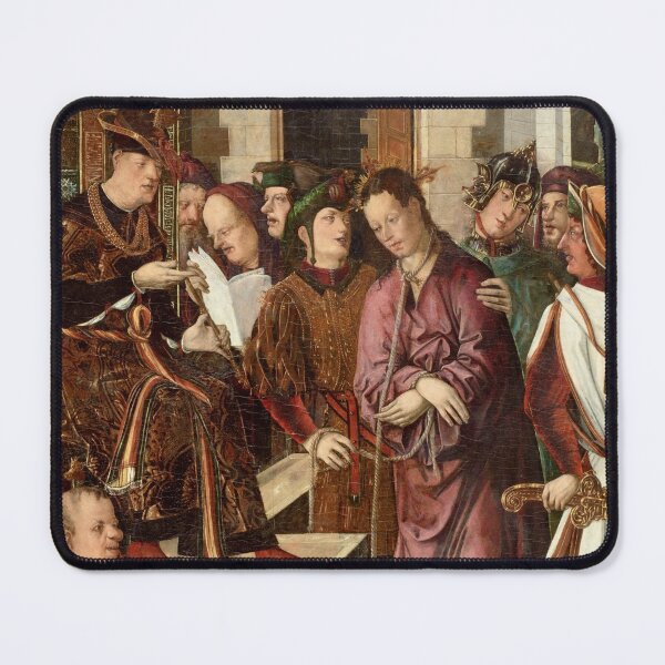 Item preview, Christ before Pilate vintage Italian Renaissance painting designed and sold by Vintage Designs +.