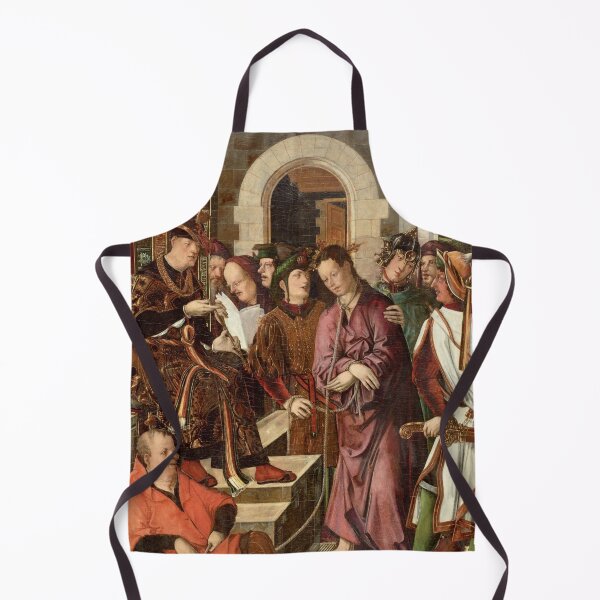 Item preview, Christ before Pilate vintage Italian Renaissance painting designed and sold by Vintage Designs +.