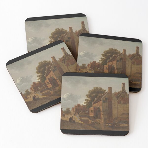 Item preview, The Kalvermarkt, The Hague - Jean Francois Valois, 1805 - 1808 designed and sold by 2Girls1Shirt.