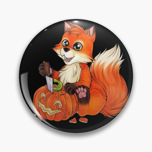 Item preview, Cute Fox Pumpkin Halloween Pumpkin Carving designed and sold by ZadzeneaArt.
