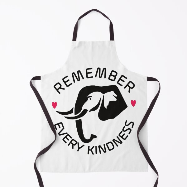Item preview, Remember Every Kindness Black Elephant designed and sold by FlippinTurtles.