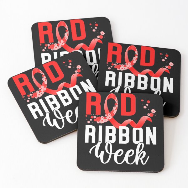 Item preview, We Wear Red Flowers Red Ribbon Week Awareness designed and sold by Darly-Walker.
