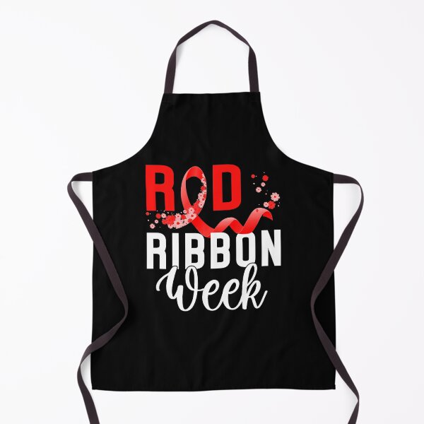 Item preview, We Wear Red Flowers Red Ribbon Week Awareness designed and sold by Darly-Walker.