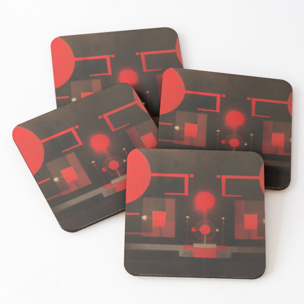 Item preview, Red room of dark forms designed and sold by FromAIwithLove.