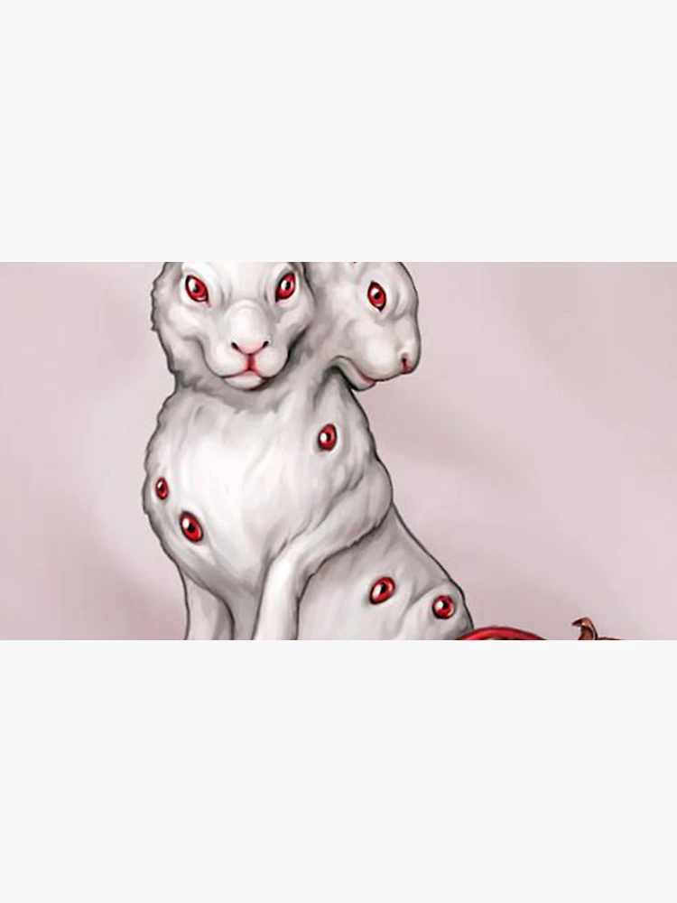 Thumbnail 3 of 3, Cap, Pomegranate Rabbit designed and sold by corniesmith.
