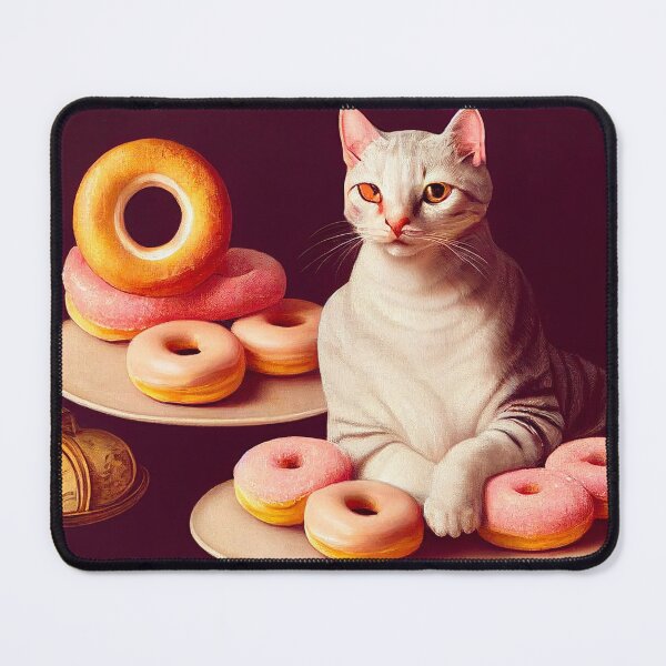 Item preview, Donuts cat designed and sold by ladarkepoque.