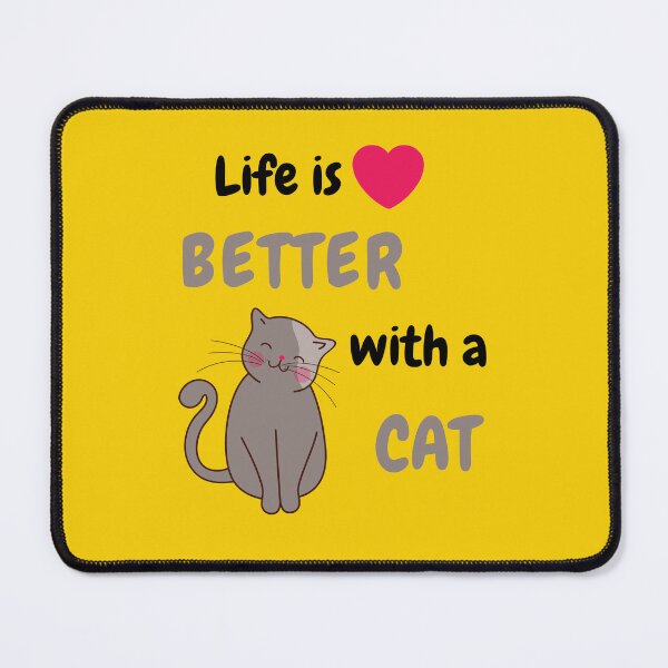 Item preview, Cat lover, Life is better with a cat designed and sold by ColourTrials.