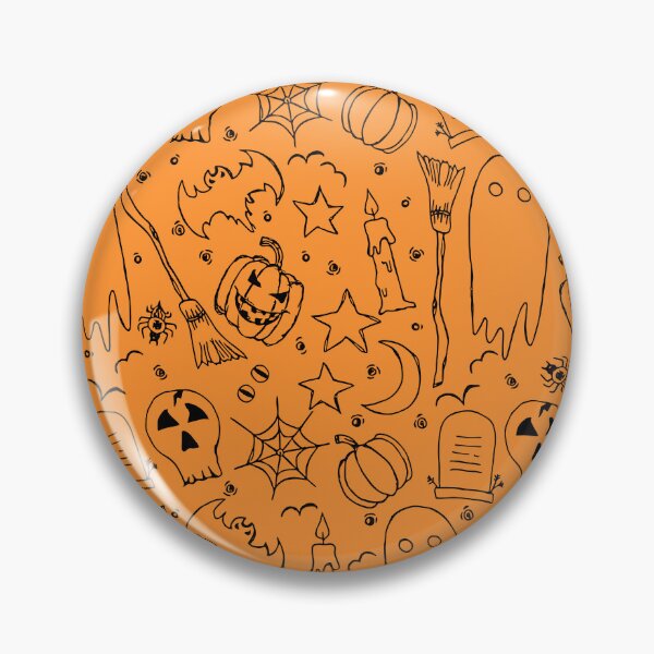 Item preview, orange screen background with the essentials of Halloween designed and sold by JAG2B.