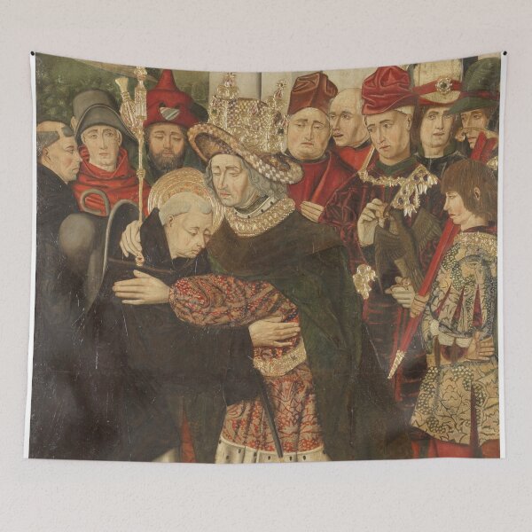 Item preview, Ferdinand I of Castile welcoming Saint Dominic of Silos designed and sold by Vintage Designs +.