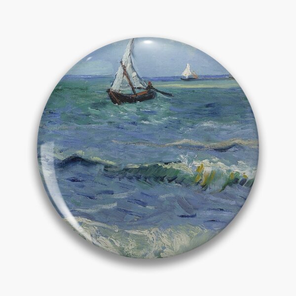 Item preview, Seascape near Saintes-Maries-de-la-Mer - Vincent van Gogh - 1888 designed and sold by Olympusika.