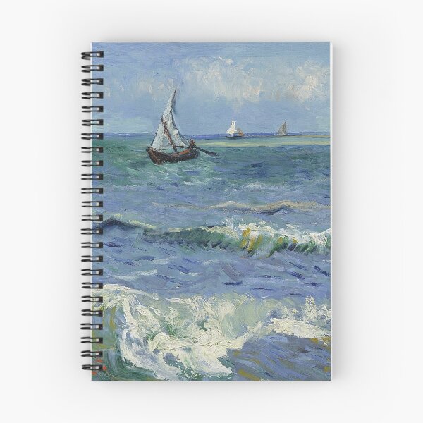 Item preview, Seascape near Saintes-Maries-de-la-Mer - Vincent van Gogh - 1888 designed and sold by Olympusika.