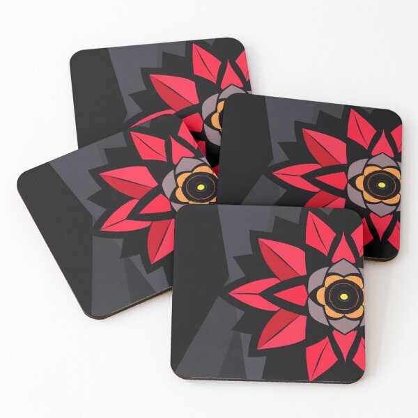 Item preview, Red sharp flower designed and sold by FromAIwithLove.