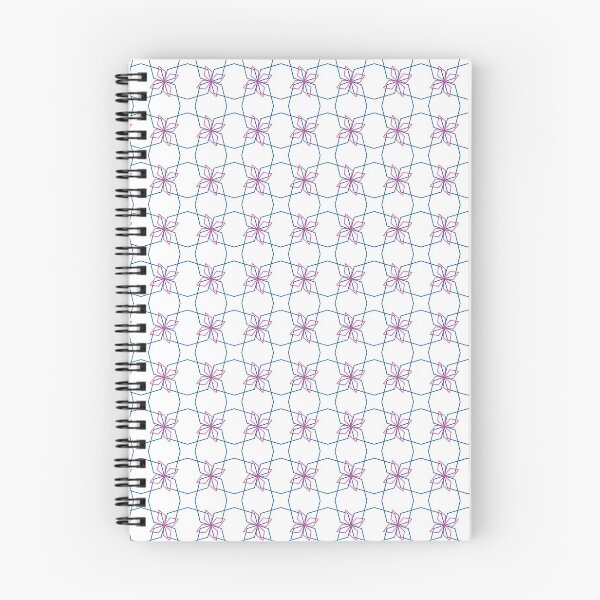 Item preview, abstract schematic pink flower designed and sold by CREATINERY.