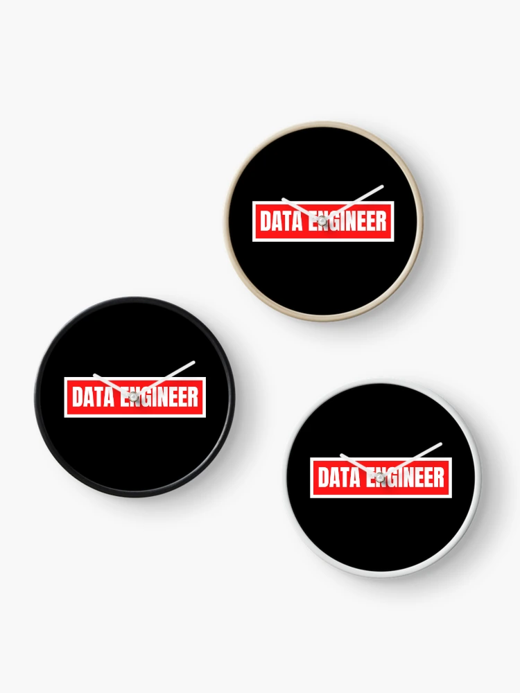 Thumbnail 3 of 4, Clock, data engineer designed and sold by TomorrowQuotes.