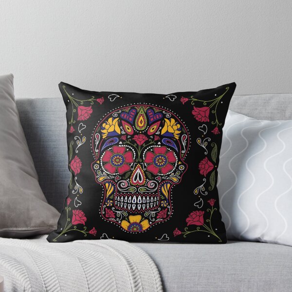 Item preview, Day of the Dead Sugar Skull Dark designed and sold by Dina June.