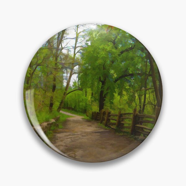 Item preview, Dreamy Forest Road With Flowers - Impressions Of Spring designed and sold by Georgia Mizuleva.
