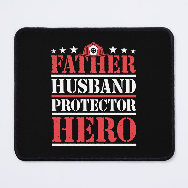 Item preview, Father Husband Protector Hero Fireman Dad designed and sold by jaygo.