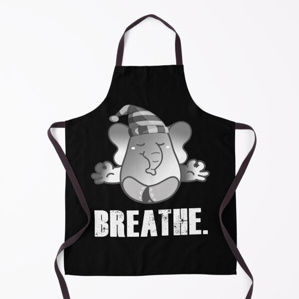 Item preview, Cute Elephant Teaching Meditation - Breathe designed and sold by my-green-gecko.