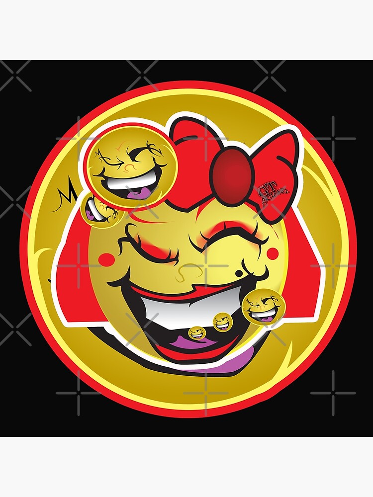"Wynxz Lady Emoji Smiley Face " Poster by GTARTLAND Redbubble